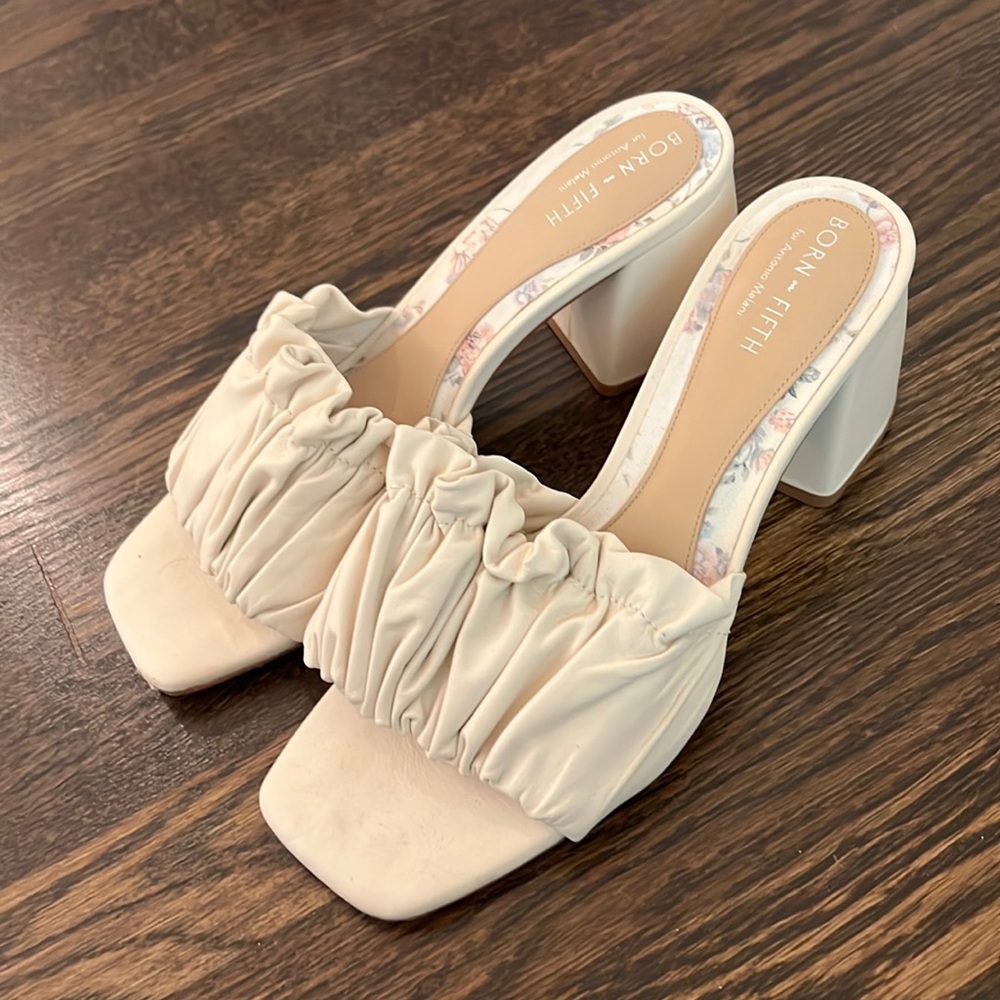 Born on fifth heels, size 8.5